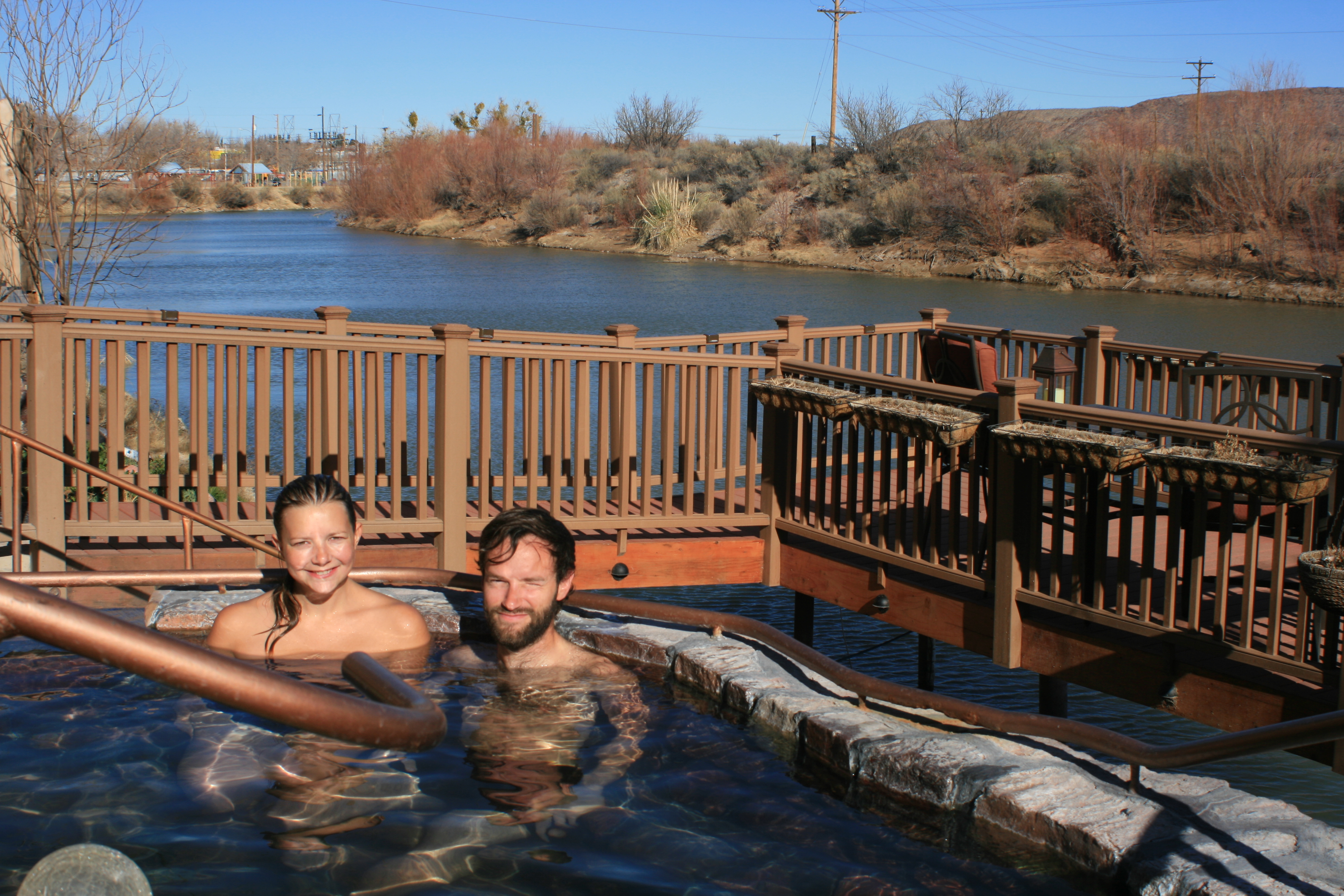 1. Orvis hot springs, Ridgeway, Colorado. 